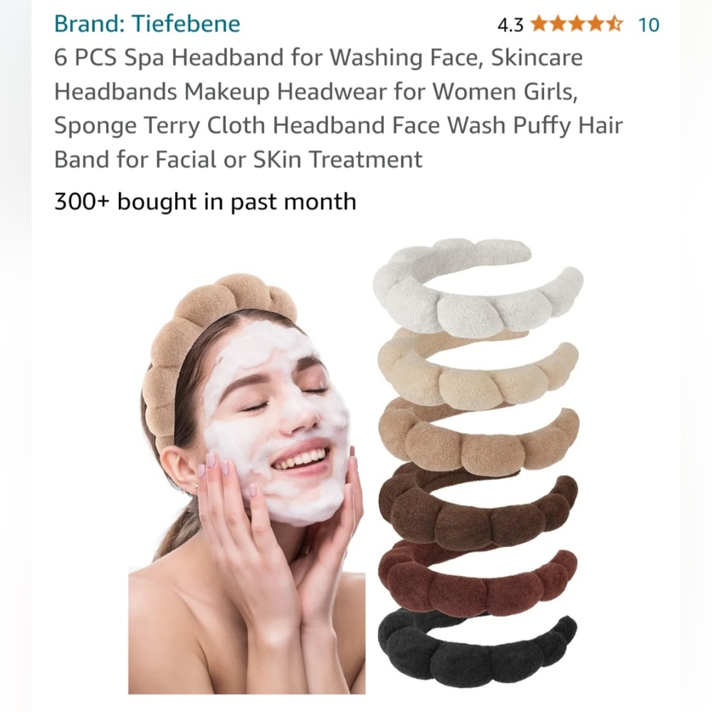 Spa headbands